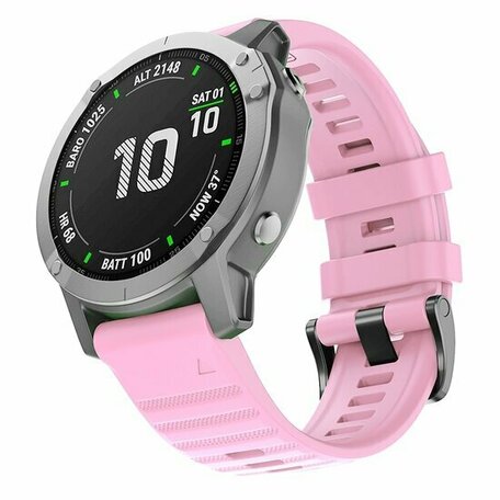 Siliconen bandje - Roze - Garmin Quatix 8 - 51mm