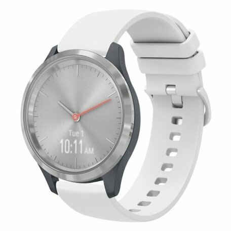 Garmin Venu 4 - 41mm - Soft siliconen bandje - Wit
