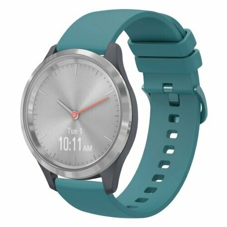 Garmin Venu 4 - 41mm - Soft siliconen bandje - Blauwgroen