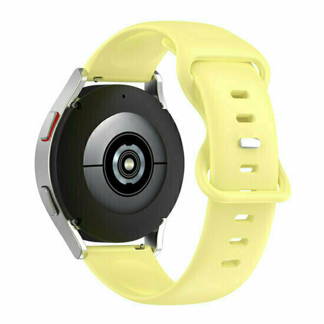 Solid color sportband - Geel - Huawei Watch GT 6 / GT 6 pro - 46mm