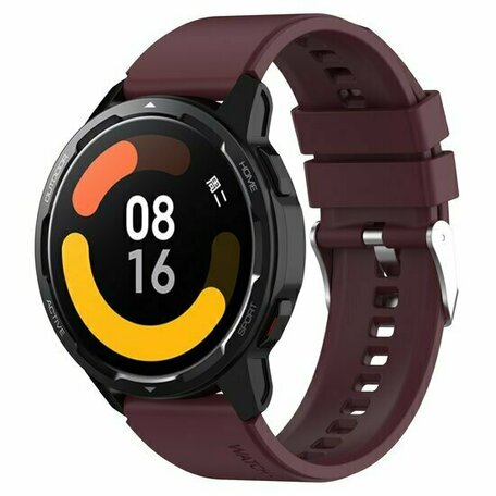 Siliconen sportband - Wijnrood - Huawei Watch GT 6 / GT 6 pro - 46mm