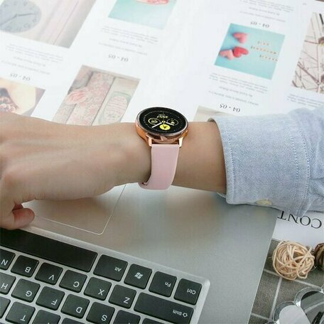 Rubberen sportband - Roze - Huawei Watch GT 6 / GT 6 pro - 46mm