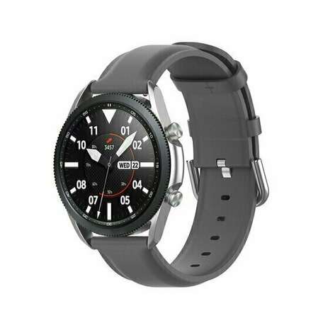 Classic leren bandje - Grijs - Huawei Watch GT 6 / GT 6 pro - 46mm