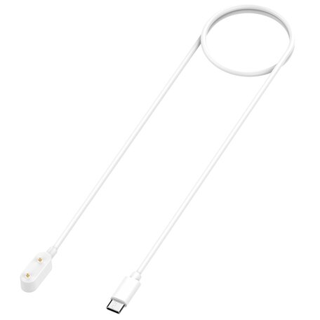 Oplader / Oplaadkabel - Geschikt voor Huawei Watch Fit 4 / 3 / 2 / 1 / Fit New / Fit Mini - Huawei Honor Band - Huawei Band 9 / 8 / 7 / 6 - USB-C aansluiting - 1 meter - Wit