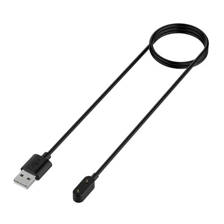 Oplader / Oplaadkabel - Geschikt voor Huawei Watch Fit 4 / 3 / 2 / 1 / Fit New / Fit Mini - Huawei Honor Band - Huawei Band 9 / 8 / 7 / 6 - USB aansluiting - 1 meter - Zwart