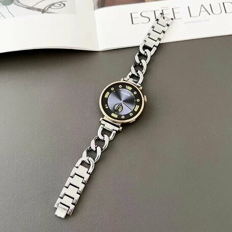 Huawei Watch GT 6 - 41mm  - Metalen ketting band - Zilver