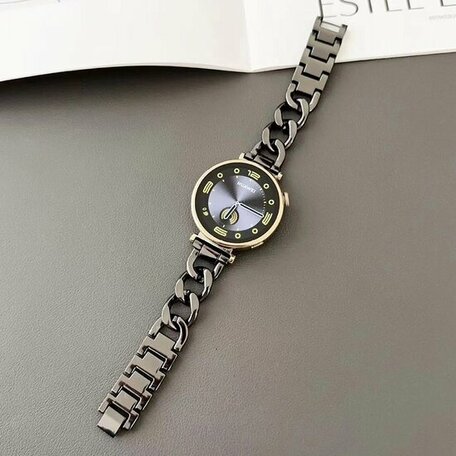 Huawei Watch GT 6 - 41mm  - Metalen ketting band - Zwart