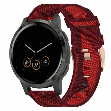 Huawei Watch GT 6 - 41mm  - Canvas nylon bandje - Rood