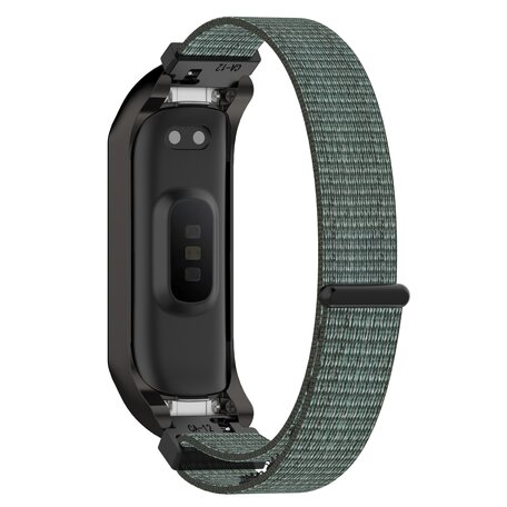 Nylon sport loop band - Groen / grijs - Samsung Galaxy Fit 2