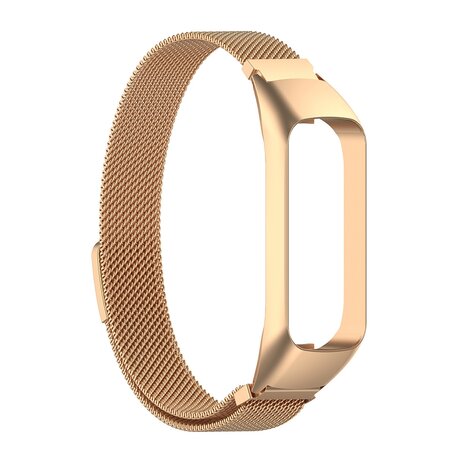 Milanese band - Champagne goud - Samsung Galaxy Fit 2
