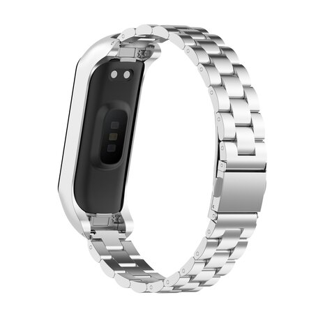Stalen schakelband - Zilver - Samsung Galaxy Fit 2