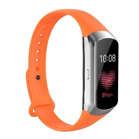 Siliconen bandje - Oranje - Samsung Galaxy Fit Siliconen bandje - Oranje - Samsung Galaxy Fit