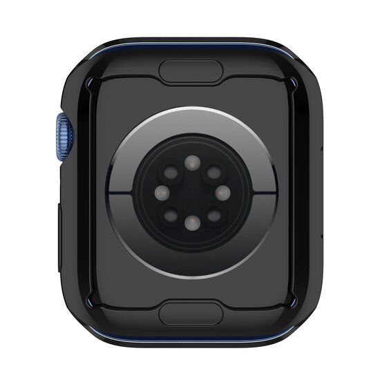Siliconen case (volledig beschermd) 45mm - Zilver - Geschikt voor Apple ...