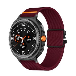 Nylon bandje met Parachute sluiting - Bordeaux - Samsung Galaxy Watch 8 - 40mm / 44mm