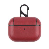 AirPods Pro / AirPods Pro 2 lederen hoesje Pro Leather series - Met bevestigingsclip - Rood afbeelding