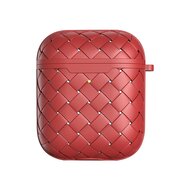 AirPods 1/2 hoesje PU Wave Series - soft case - rood