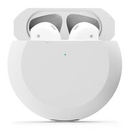 AirPods 1/2 hoesje siliconen shockprotect series - wit afbeelding