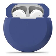 AirPods 1/2 hoesje siliconen shockprotect series - blauw afbeelding
