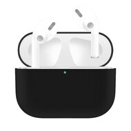 AirPods Pro / AirPods Pro 2 Solid series - Siliconen hoesje - Zwart afbeelding
