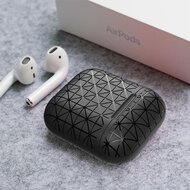 AirPods 1/2 hoesje triangle series - soft case - zwart