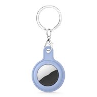 AirTag case gel series - sleutelhanger met ring - licht paars afbeelding