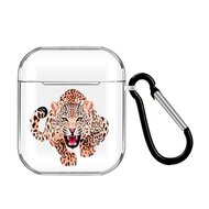 AirPods 1/2 hoesje Cartoon Serie - TPU - Tijger afbeelding