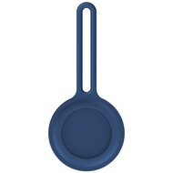 AirTag case infinity series - siliconen sleutelhanger - donkerblauw afbeelding