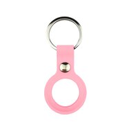 AirTag case liquid series - siliconen hoesje met ring - roze afbeelding