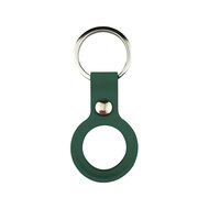 AirTag case liquid series - siliconen hoesje met ring - donker groen afbeelding