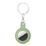 AirTag case gel series - sleutelhanger met ring - mint groen afbeelding