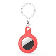 AirTag case gel series - sleutelhanger met ring - rood afbeelding