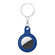 AirTag case gel series - sleutelhanger met ring - donkerblauw afbeelding