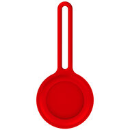 AirTag case infinity series - siliconen sleutelhanger - rood afbeelding