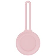 AirTag case infinity series - siliconen sleutelhanger - roze afbeelding