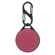 AirTag case nylon series - kunststof hoesje met karabijnhaak - rood afbeelding