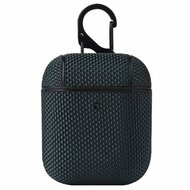 AirPods 1/2 hoesje - Hardcase - Business series - Donker groen afbeelding