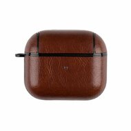 AirPods 3 hoesje - Leder - Leather series - Bruin afbeelding