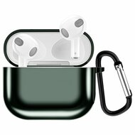 AirPods 3 hoesje - TPU - Electroplating series - Donkergroen afbeelding