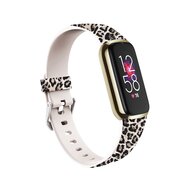 Fitbit Luxe - Sportbandje met print - Maat: Large - Luipaard
