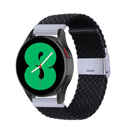 Samsung Galaxy Watch 4 - 40mm / 44mm - Braided bandje - Zwart