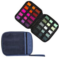 By Qubix Organizer / opbergmap - smartwatch bandjes & accessoires - Jeans blauw