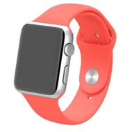 Rubberen sportbandje - Magenta - Geschikt voor Apple Watch 42mm / 44mm / 45mm / 49mm