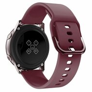 Samsung Galaxy Watch - 46mm - Siliconen sportband - Bordeaux