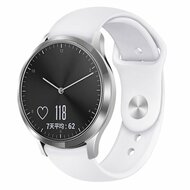 Garmin Vivoactive 4s / Venu 2s / Vivomove 3s / Forerunner 255s - Sportbandje - Maat: Large- Wit