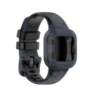 Siliconen bandje met print - Leger grijs - Garmin Vivofit Junior 3