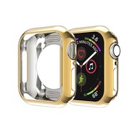 Siliconen case 38mm - Goud - Geschikt voor Apple Watch 38mm