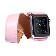 Kakapi Double Strap bandje - Roze - Geschikt voor Apple watch 38mm / 40mm / 41mm / 42mm afbeelding