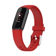 Fitbit Luxe - Sportbandje met gesp - Maat: Large - Rood afbeelding