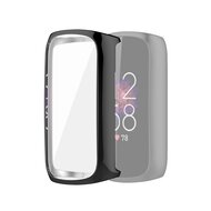 Fitbit Luxe - TPU case (volledig beschermd) - Zwart afbeelding