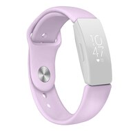 Fitbit Inspire 1 / HR / Ace 2 siliconen bandje - Maat: Large - Lila afbeelding